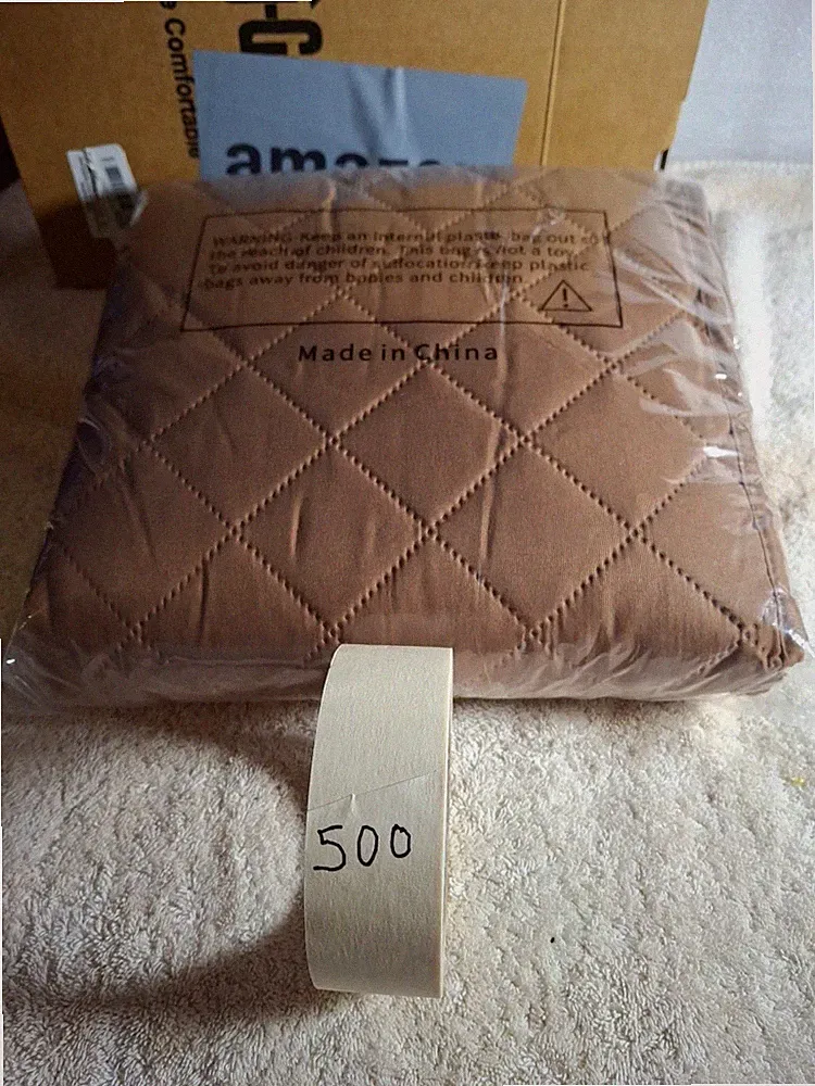 Easy-Going Quilted Recliner Cover. 22in Recliner. Brown/brown. Brand New.